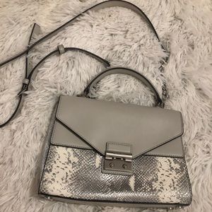 Michael Kors Satchel Grey/snake